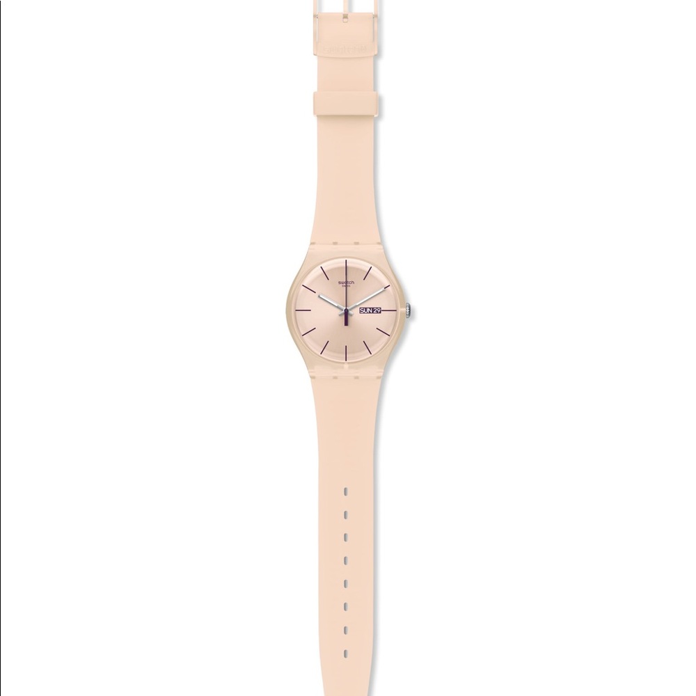Swatch Rose Rebel Silicon Watch